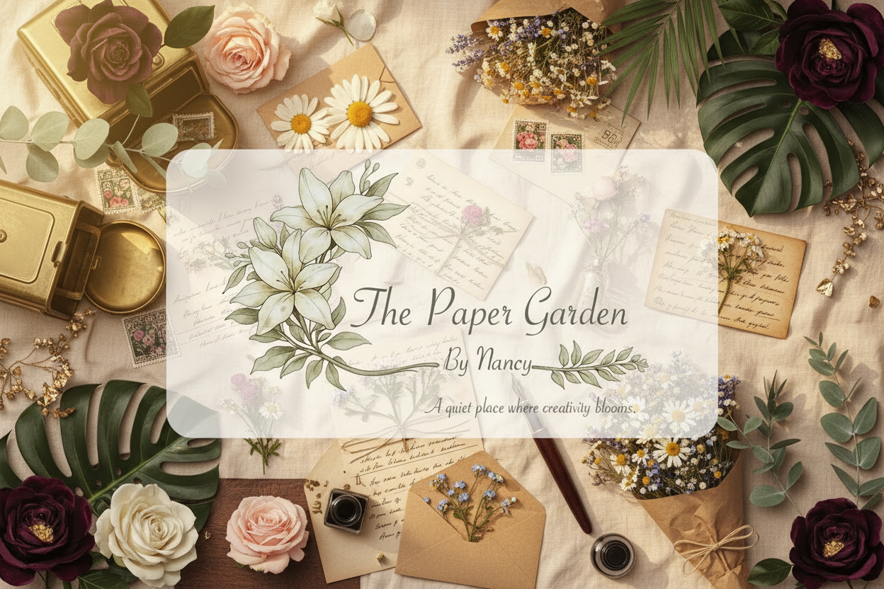 The Paper Garden Logo - Forest Path with White Box